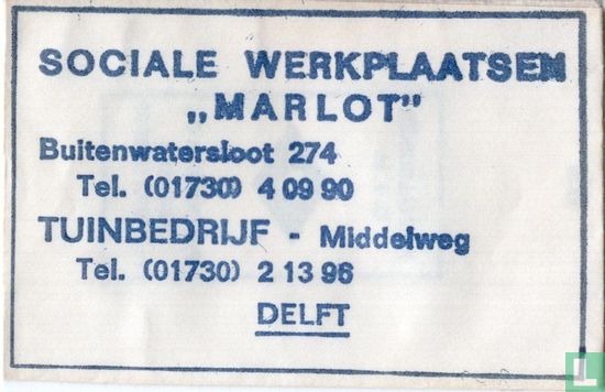 Sociale Werkplaatsen "Marlot" - Image 1