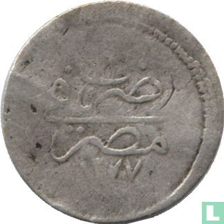Égypte 10 para  AH1277-11 (1870 - argent) - Image 1