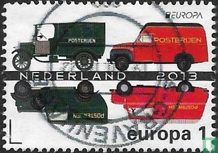 Europa - Postvoertuigen  