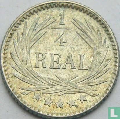 Guatemala ¼ real 1894 (type 3 - H) - Image 2