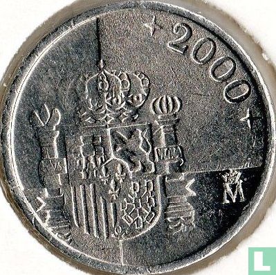 Spanje 1 peseta 2000 - Afbeelding 1