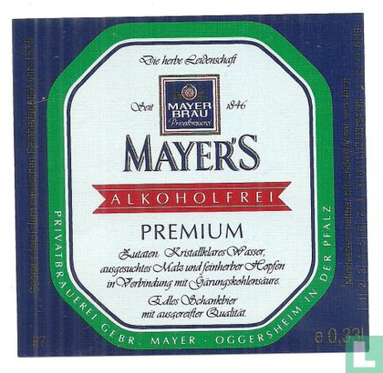 Mayer's Alkoholfrei