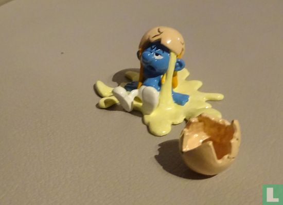 Der Schlumpf mit dem zerbrochenen Ei - Bild 1