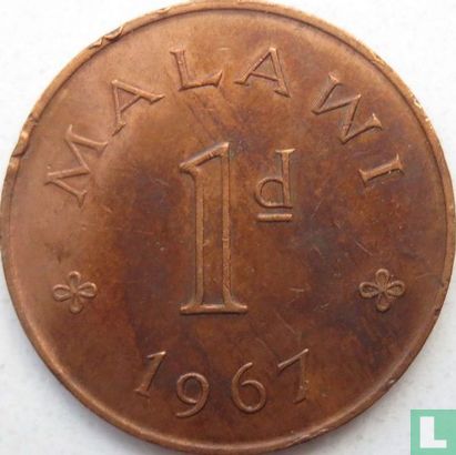 Malawi 1 penny 1967 - Afbeelding 1