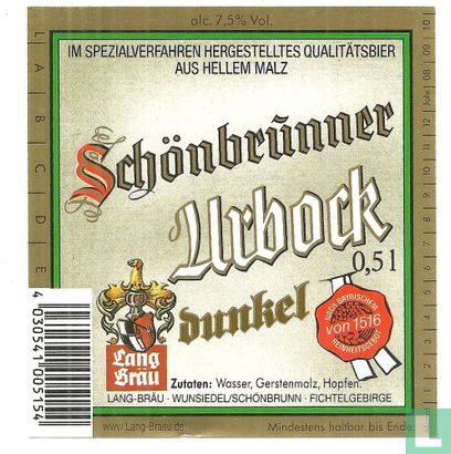 Schönbrunner Urbock Dunkel