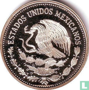 Mexico 25 pesos 1985 (PROOF - type 2) "1986 Football World Cup in Mexico" - Image 2