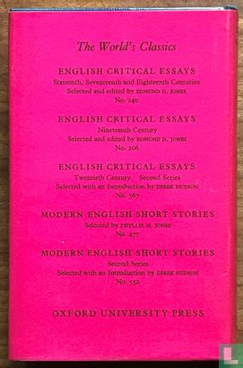 English critical essays Twentieth century - Afbeelding 2