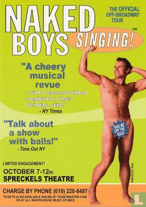 Spreckels Theatre - Naked Boys Singing! - Afbeelding 1