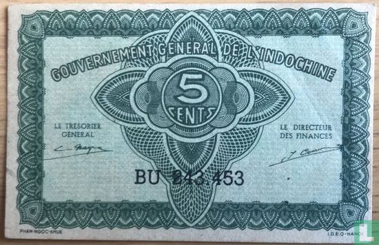 Frans Indochina 5 Cents - Afbeelding 1