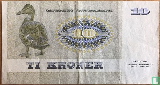 Denemarken 10 Kroner (Andersen & Valeur) - Afbeelding 2