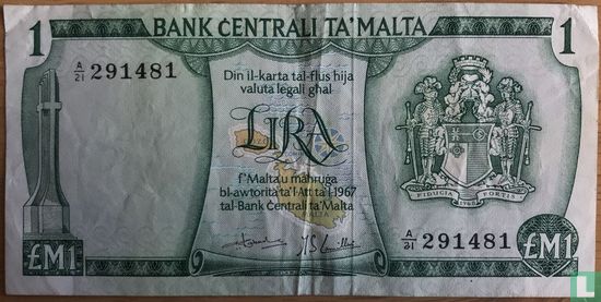 Malta 1 Pfund 1967 - Bild 1