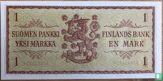 Finland 1 Markka  - Afbeelding 2
