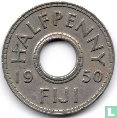 Fiji ½ penny 1950 - Afbeelding 1