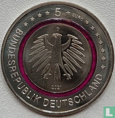 Duitsland 5 euro 2021 (D) "Polar zone" - Afbeelding 1
