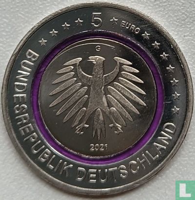Duitsland 5 euro 2021 (G) "Polar zone" - Afbeelding 1