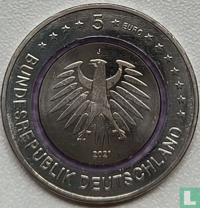 Duitsland 5 euro 2021 (J) "Polar zone" - Afbeelding 1