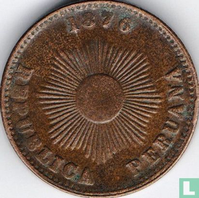 Peru 1 centavo 1876 - Afbeelding 1