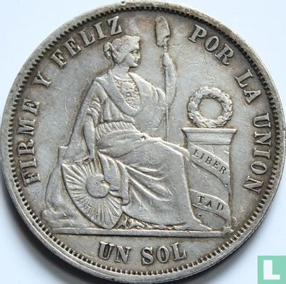 Peru 1 Sol 1868 (Typ 1) - Bild 2