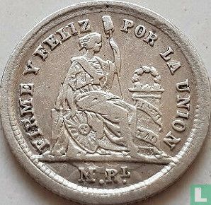 Peru ½ Real 1860 (Typ 1) - Bild 2