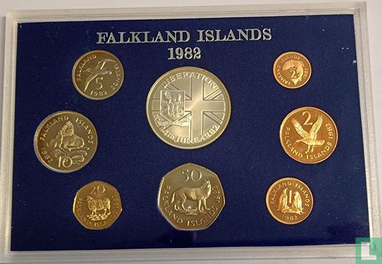Falkland Islands mint set 1982 (PROOF) - Image 2