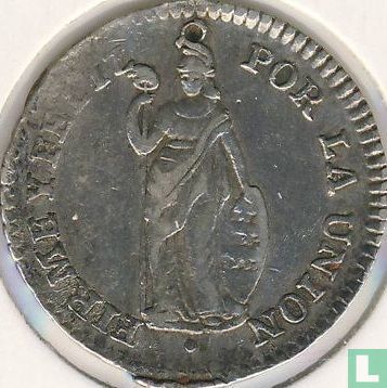 Peru 1 Real 1828 (LIMA) - Bild 2