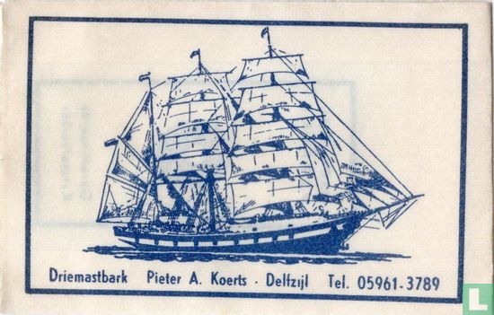 Driemastbark Pieter A. Koerts  - Image 1