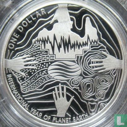 Australia 1 dollar 2008 (PROOF - silver) "International Year of planet Earth" - Image 2