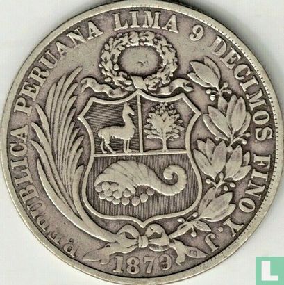 Peru 1 sol 1879 - Image 1