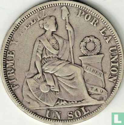 Peru 1 Sol 1879 - Bild 2