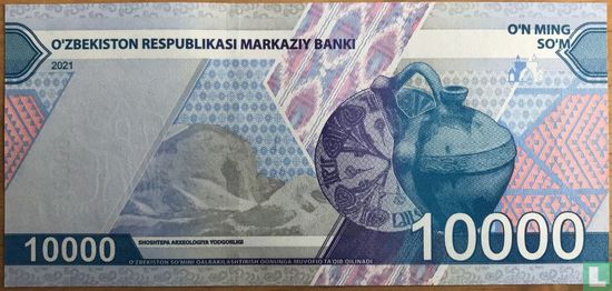 Usbekistan 10.000 Sum - Bild 2