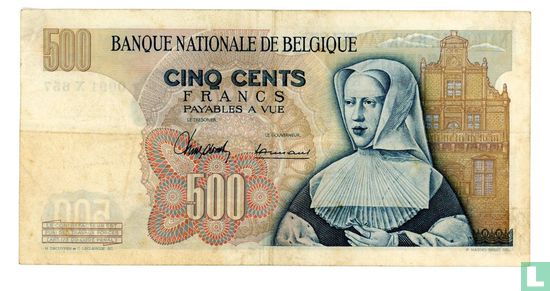 Belgium 500 francs - Image 2