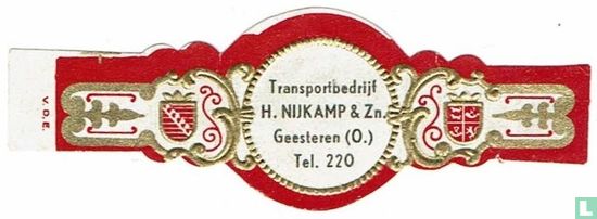 Transportbedrijf H. NIJKAMP & Zn. Geesteren (O.) Tel. 220 - Image 1