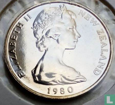 Nouvelle-Zélande 10 cents 1980 (0 rond) - Image 1