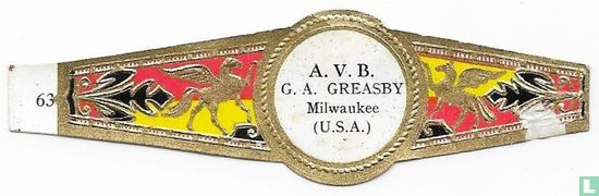 A.V.B. G.A. Greasby Milwaukee (U.S.A.) - Afbeelding 1