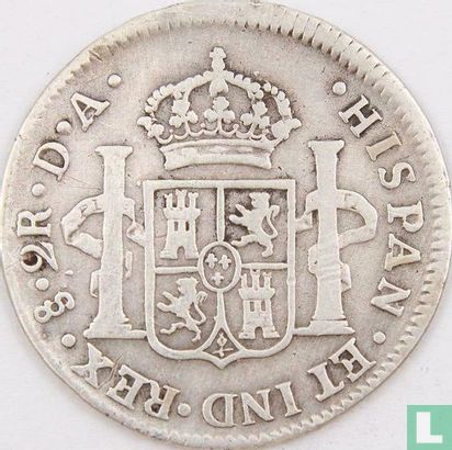 Chile 2 reales 1791 (type 2) - Image 2