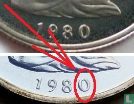 Nieuw-Zeeland 5 cents 1980 (ronde 0) - Afbeelding 3