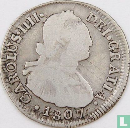Chile 2 reales 1807 - Image 1