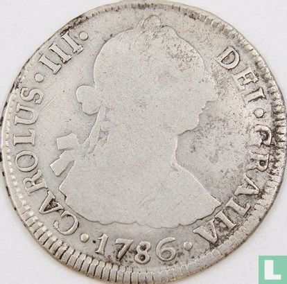 Chili 2 reales 1786 - Image 1