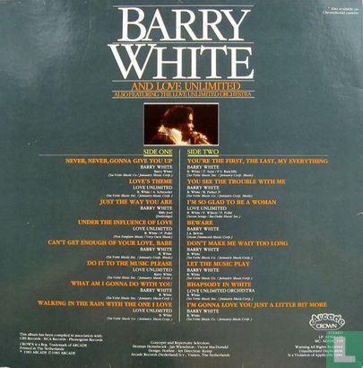 Barry White and Love Unlimited Also Featuring The Love Unlimited Orchestra – Love Songs - Image 2