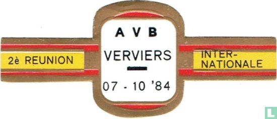 AVB Verviers 07-10-'84 - 2è Réunion Internationale  - Bild 1
