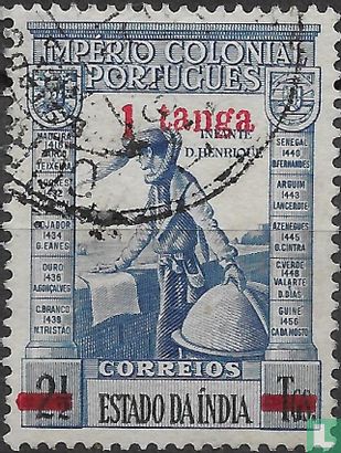 Portugees Koloniaal Rijk, met opdruk