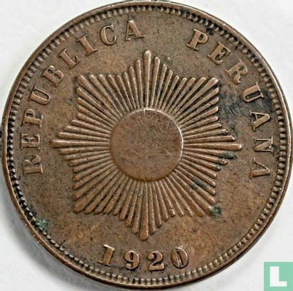 Peru 2 centavos 1920 - Image 1