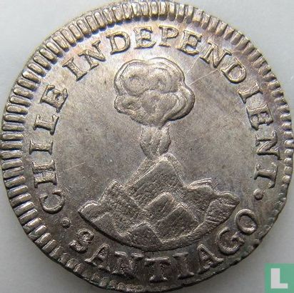 Chile ½ real 1834 - Image 2
