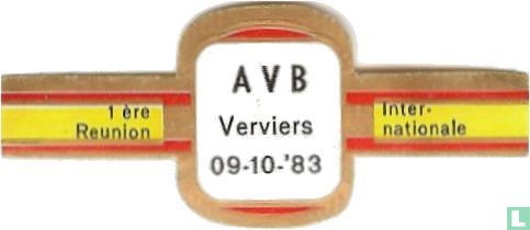 AVB Verviers 09-10-'83 - 1ère Réunion Internationale  - Bild 1