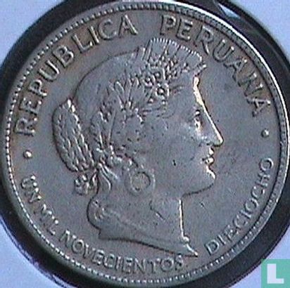 Peru 10 centavos 1918 - Afbeelding 1