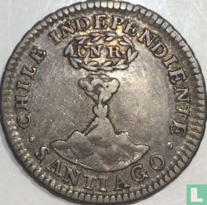 Chile 1 real 1834 - Image 2