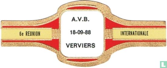 A.V.B. Verviers 18-09-88 - 6e Réunion Internationale - Bild 1