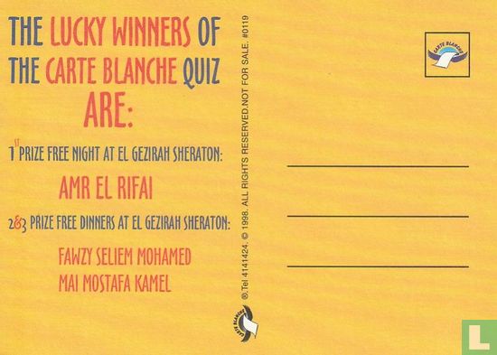 0119 - Carte Blanche "And the winners are..." - Afbeelding 2