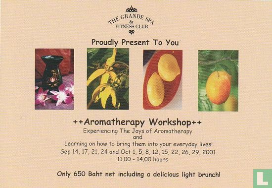 081 - The Grande Spa Fitness Club - Aromatherapy Workshop - Afbeelding 1