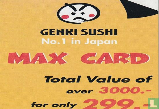 071 - Genki Sushi - Max Card - Image 1